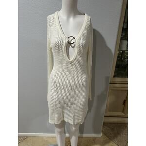 Women Beach Crochet Cover Ups Summer Knit Swimwear Mesh Bathing Suit Hollow Out